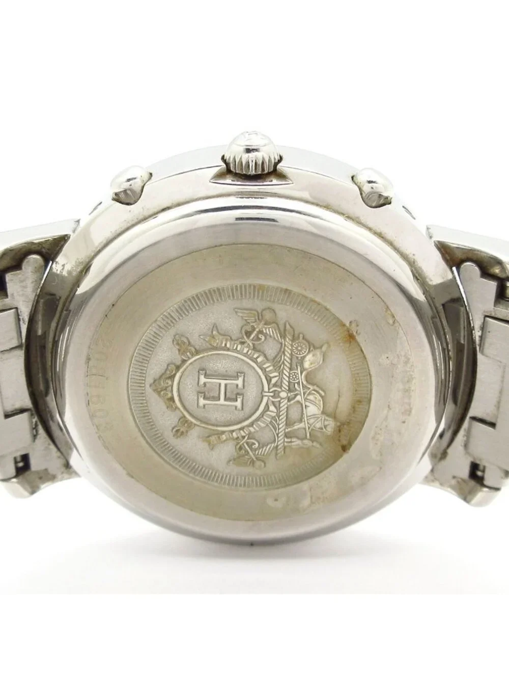 Hermes Watch Clipper Chrono Chronograph Black